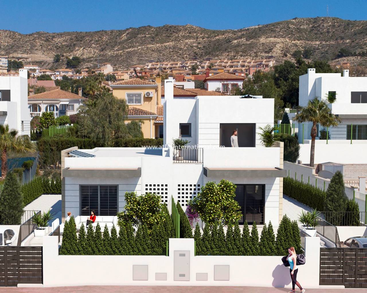 Semi-Detached Villa - New Build - Busot - Alicante Views II 11 N