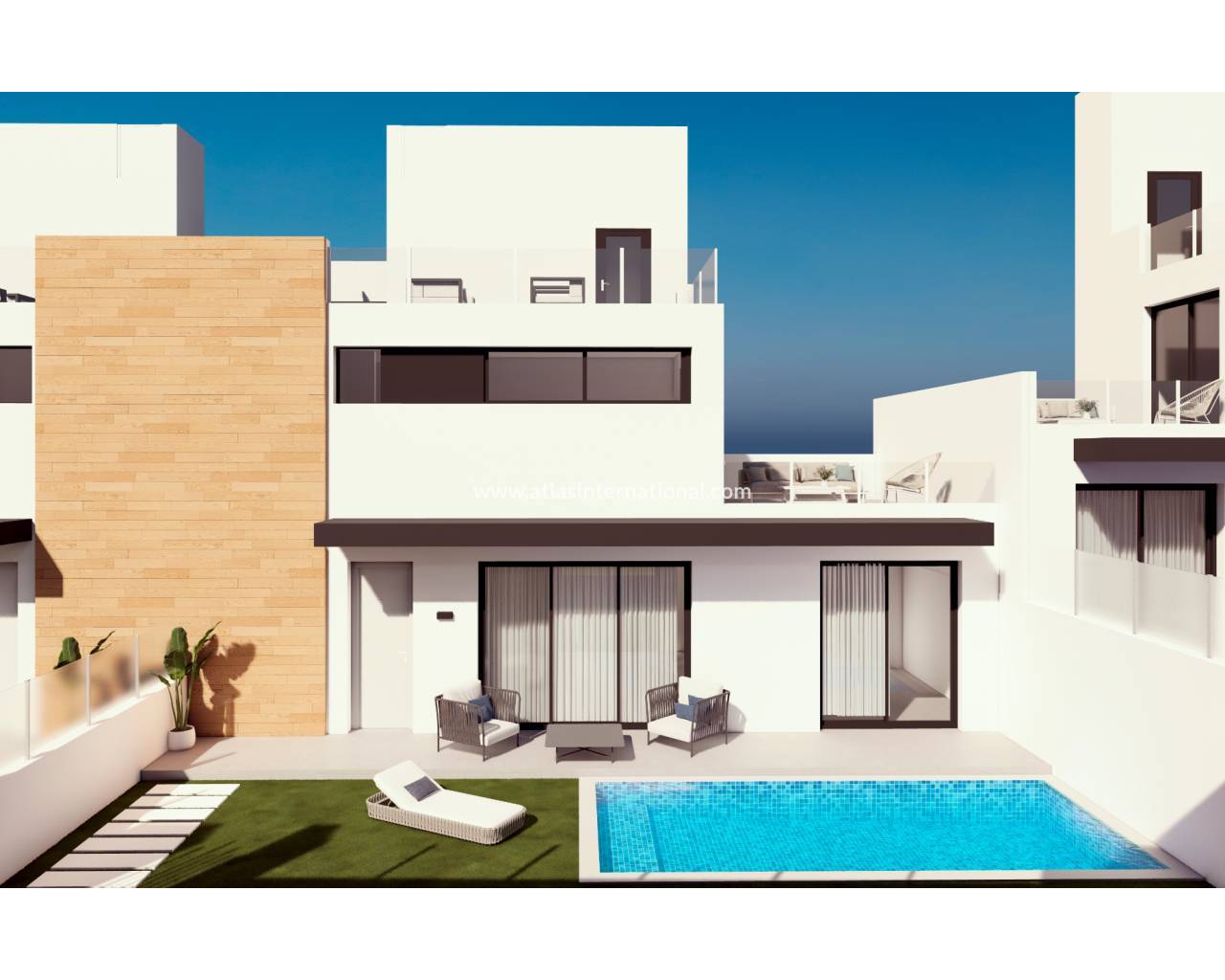 Semi-Detached Villa - New Build - Orihuela costa - Villamartin