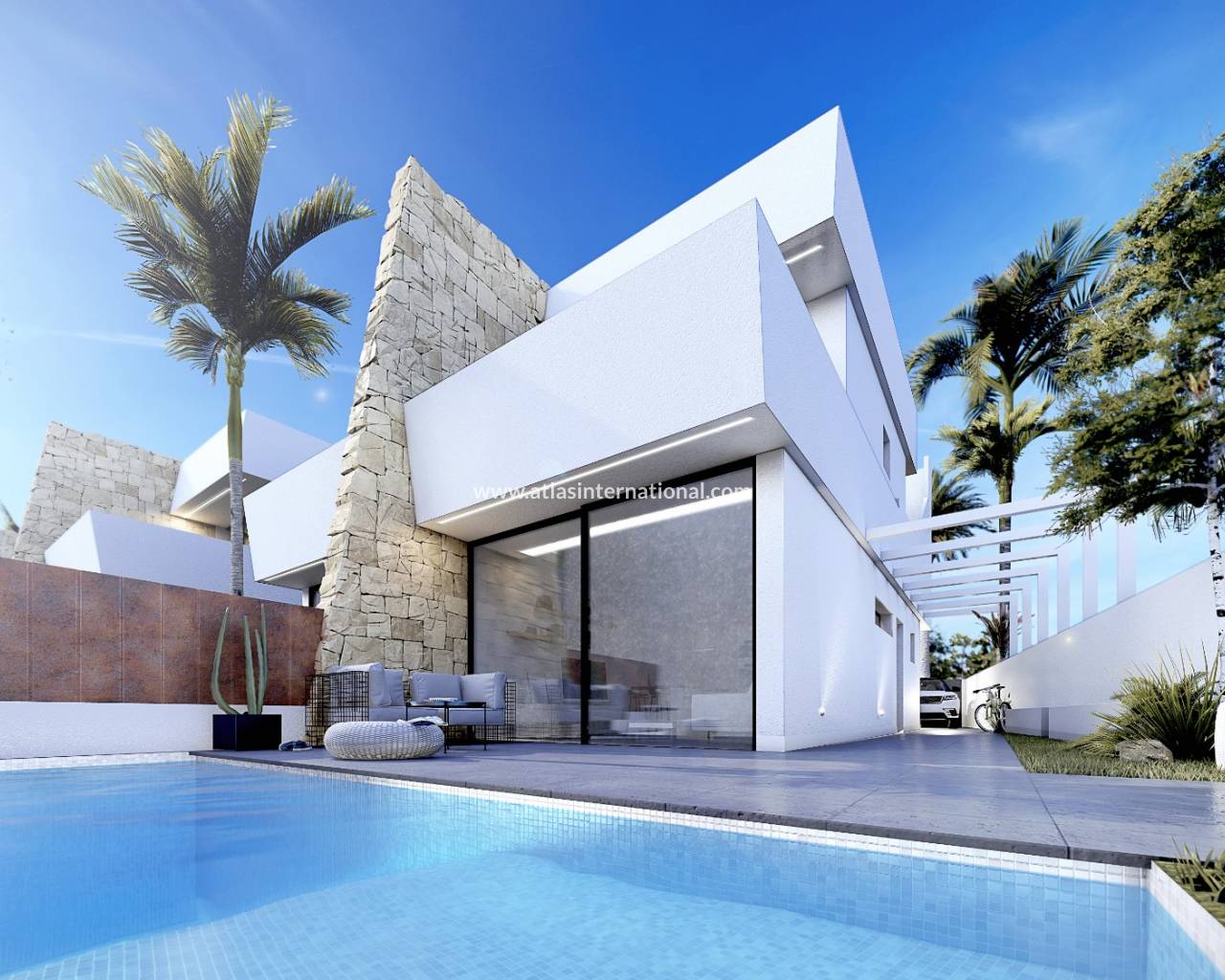 Semi-Detached Villa - New Build - Santiago de la Ribera - Beach Villas 1