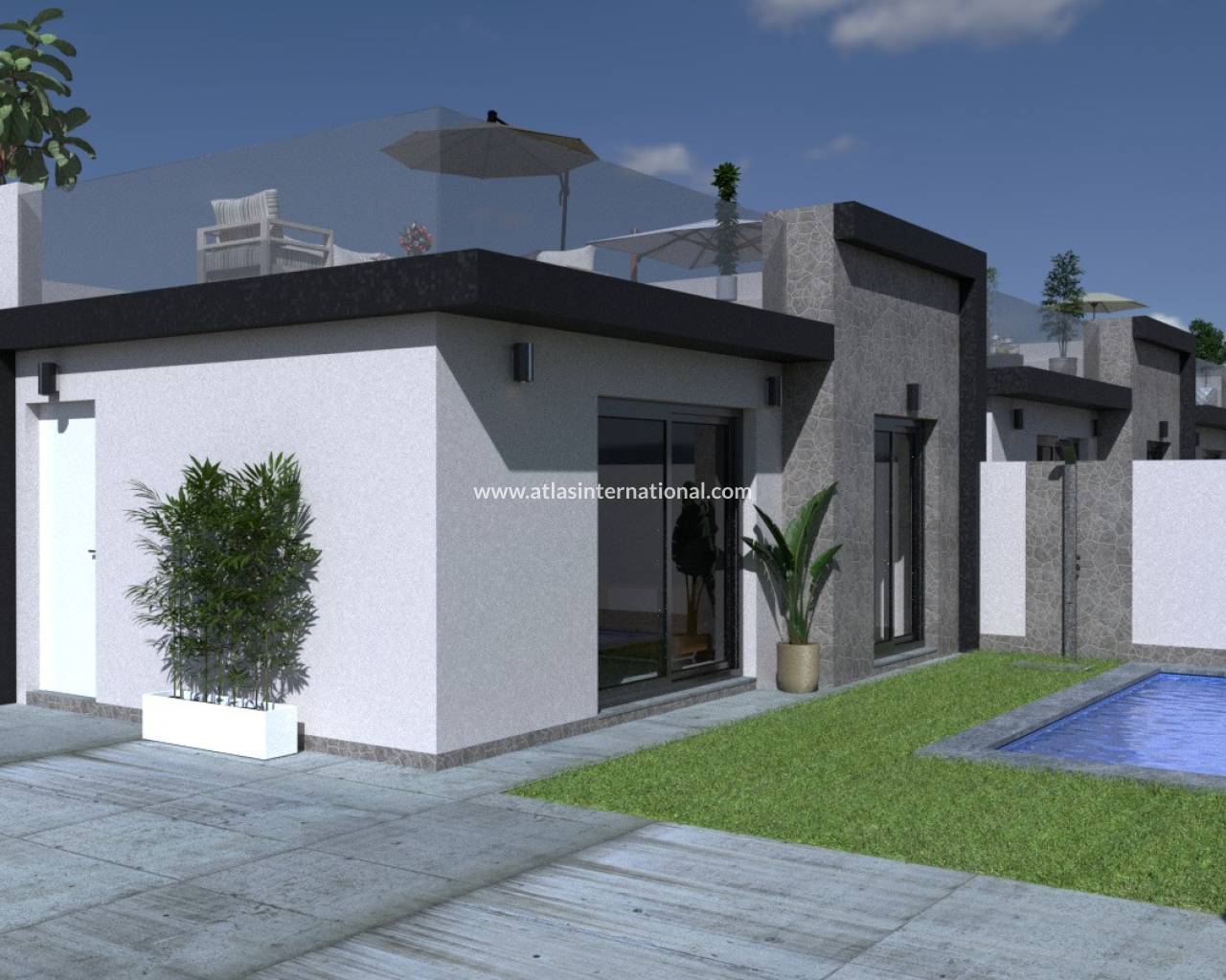 Villa mitoyenne - Nouvelle construction - Balsicas - Balsicas