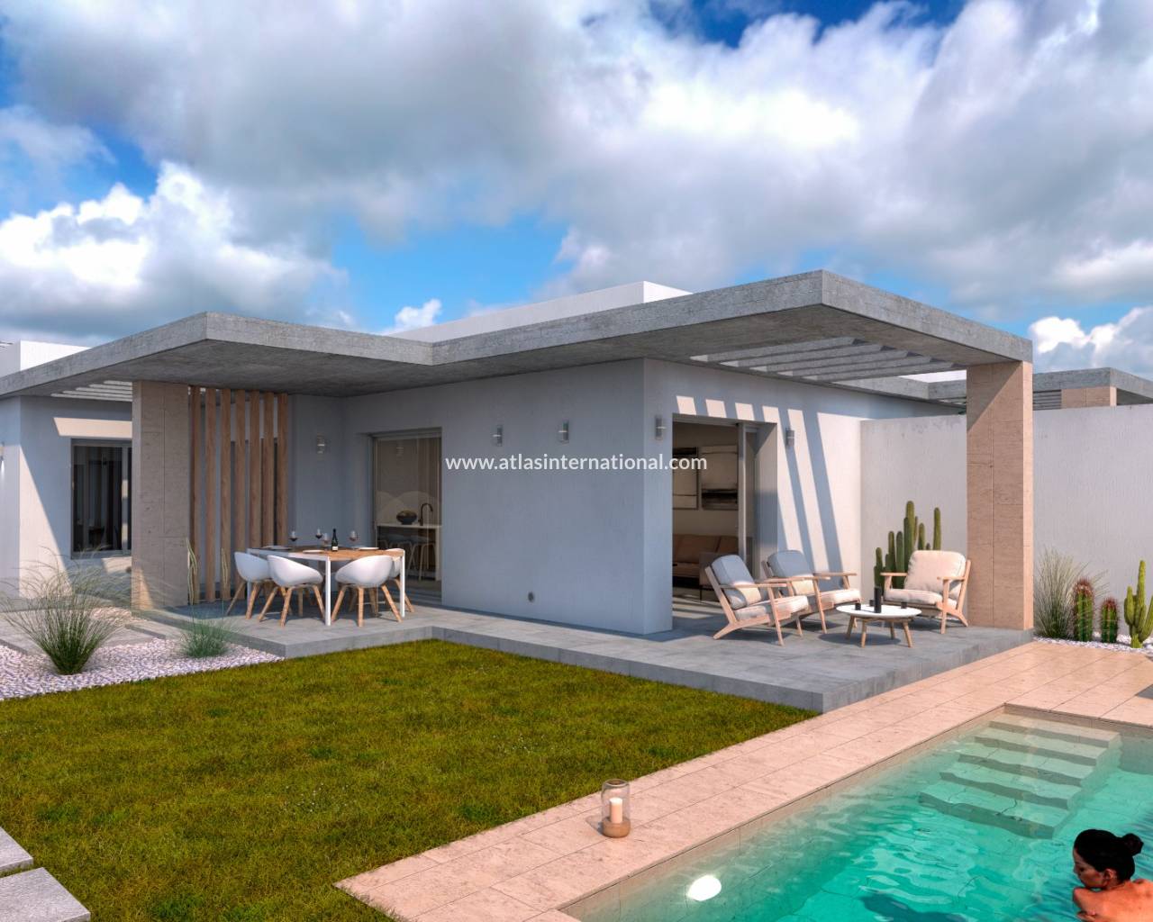 Villa mitoyenne - Nouvelle construction - Santiago de la Ribera - Salinas 1