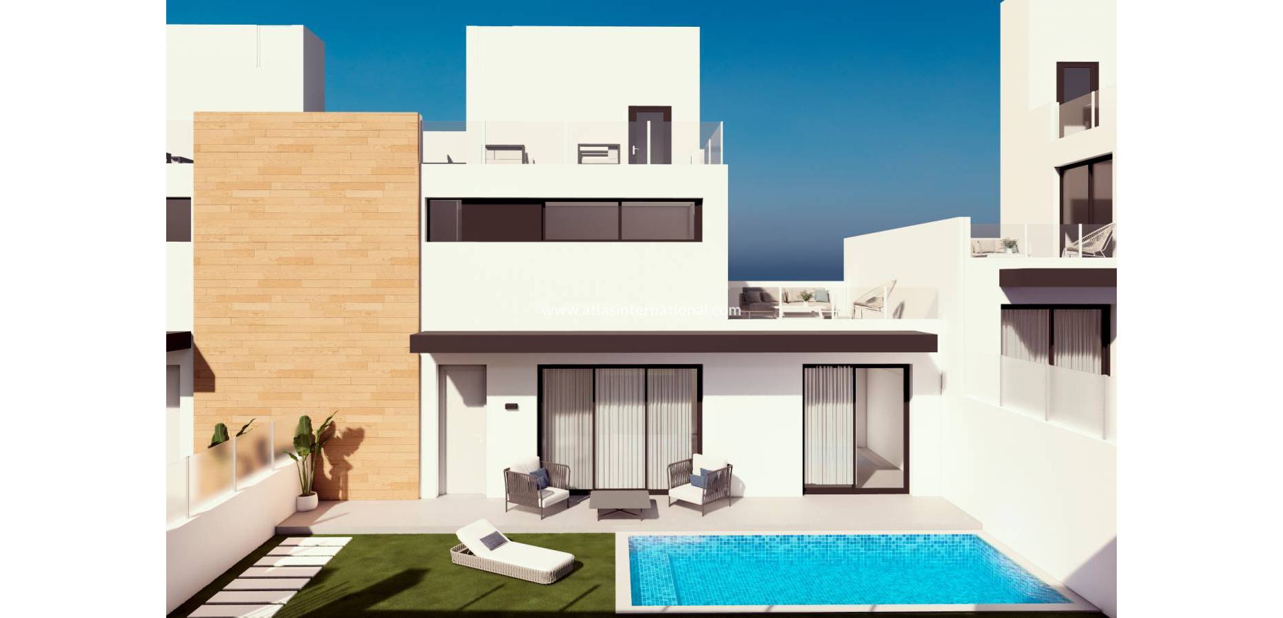 New Build - Semi-Detached Villa - Orihuela costa - Villamartin