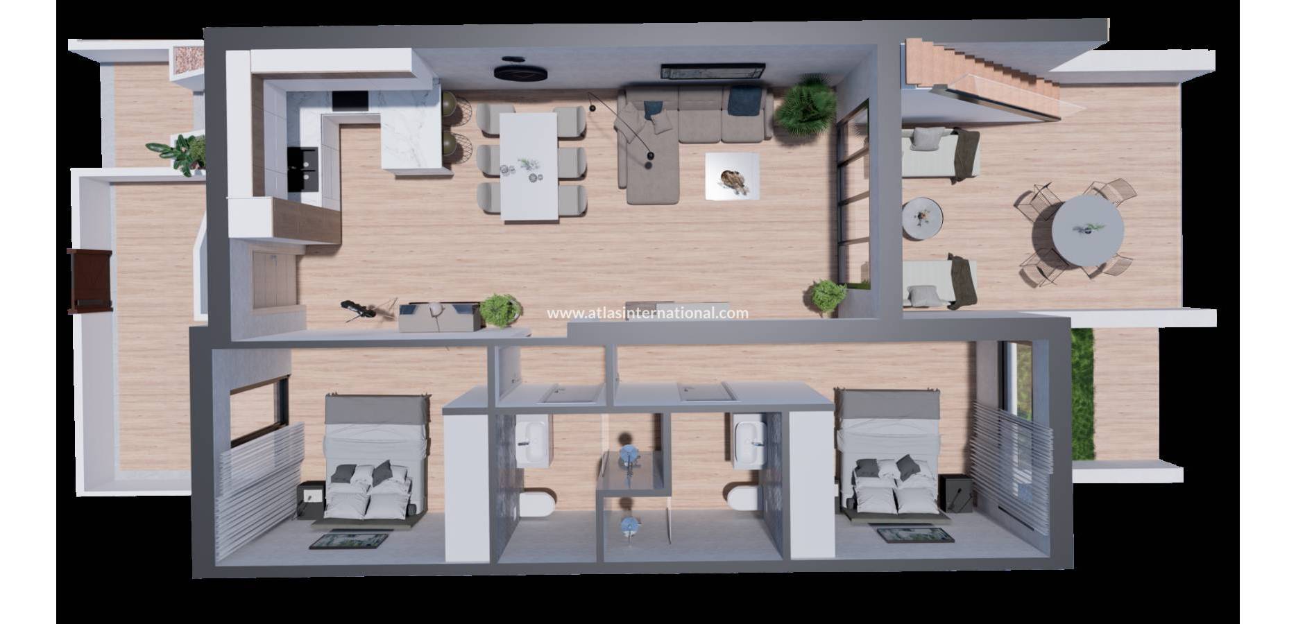 Nouvelle construction - Duplex - Torrevieja - Los Balcones