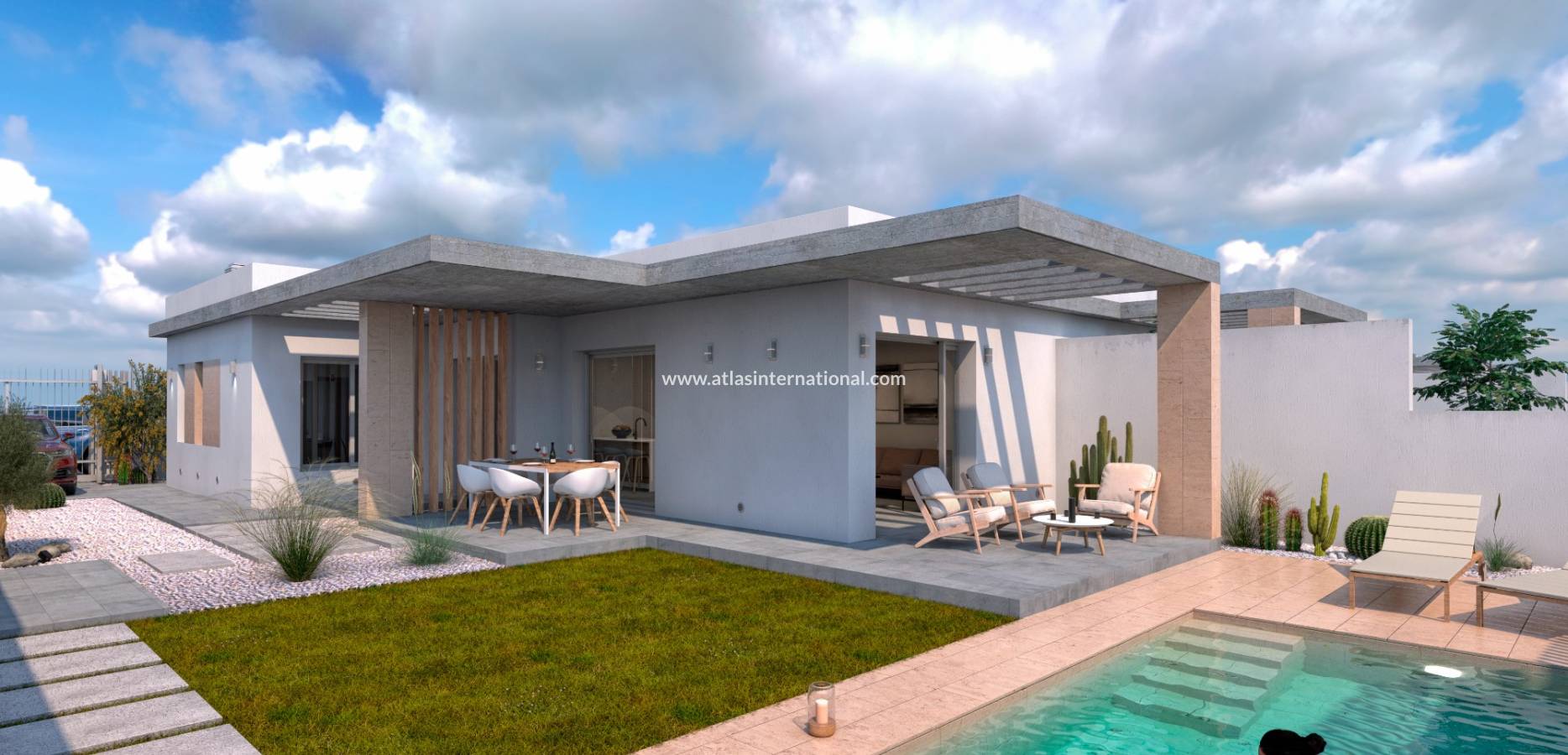New Build - Semi-Detached Villa - Santiago de la Ribera