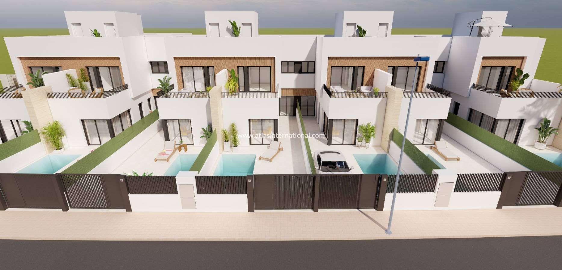 New Build - Semi-Detached Villa - Santiago de la Ribera