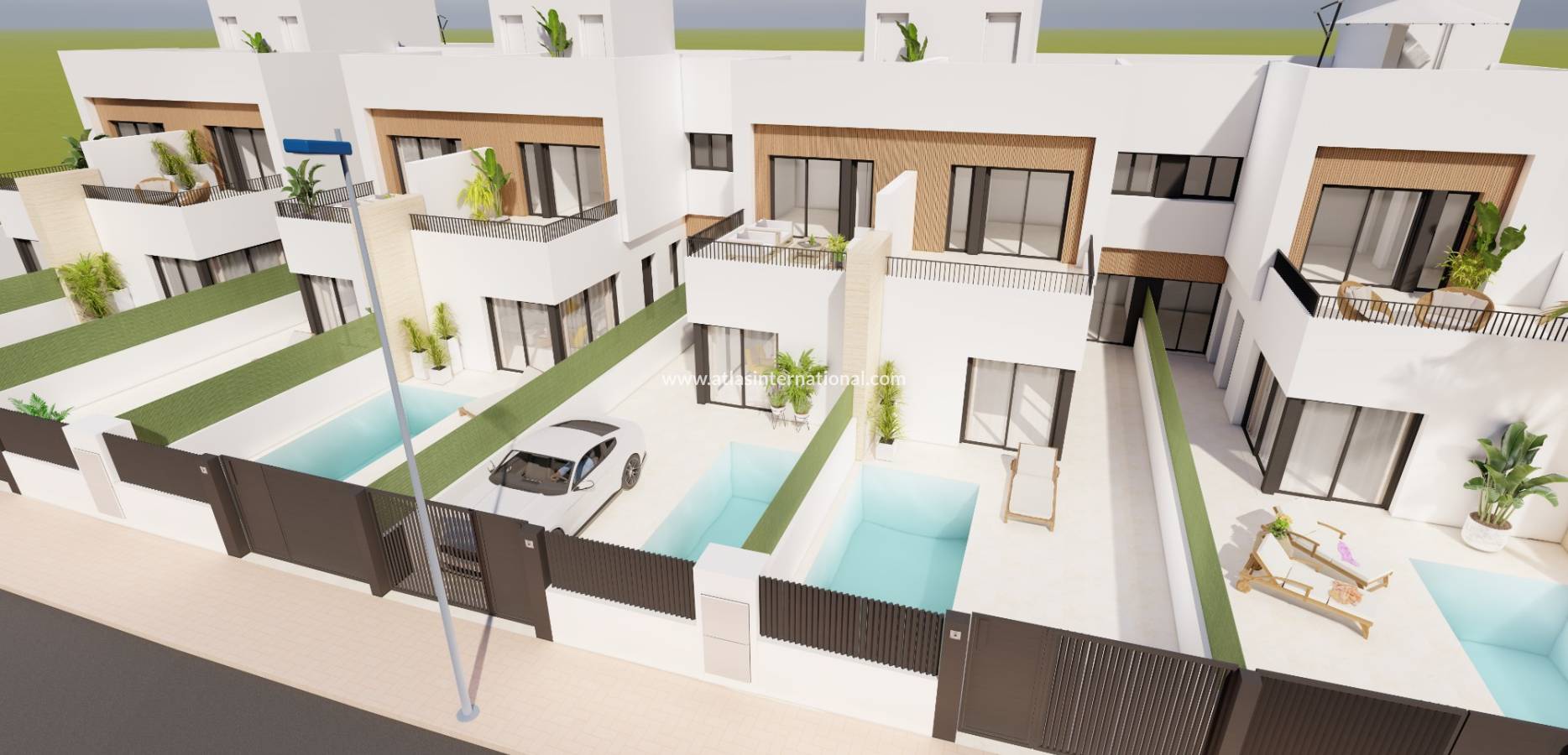 New Build - Semi-Detached Villa - Santiago de la Ribera
