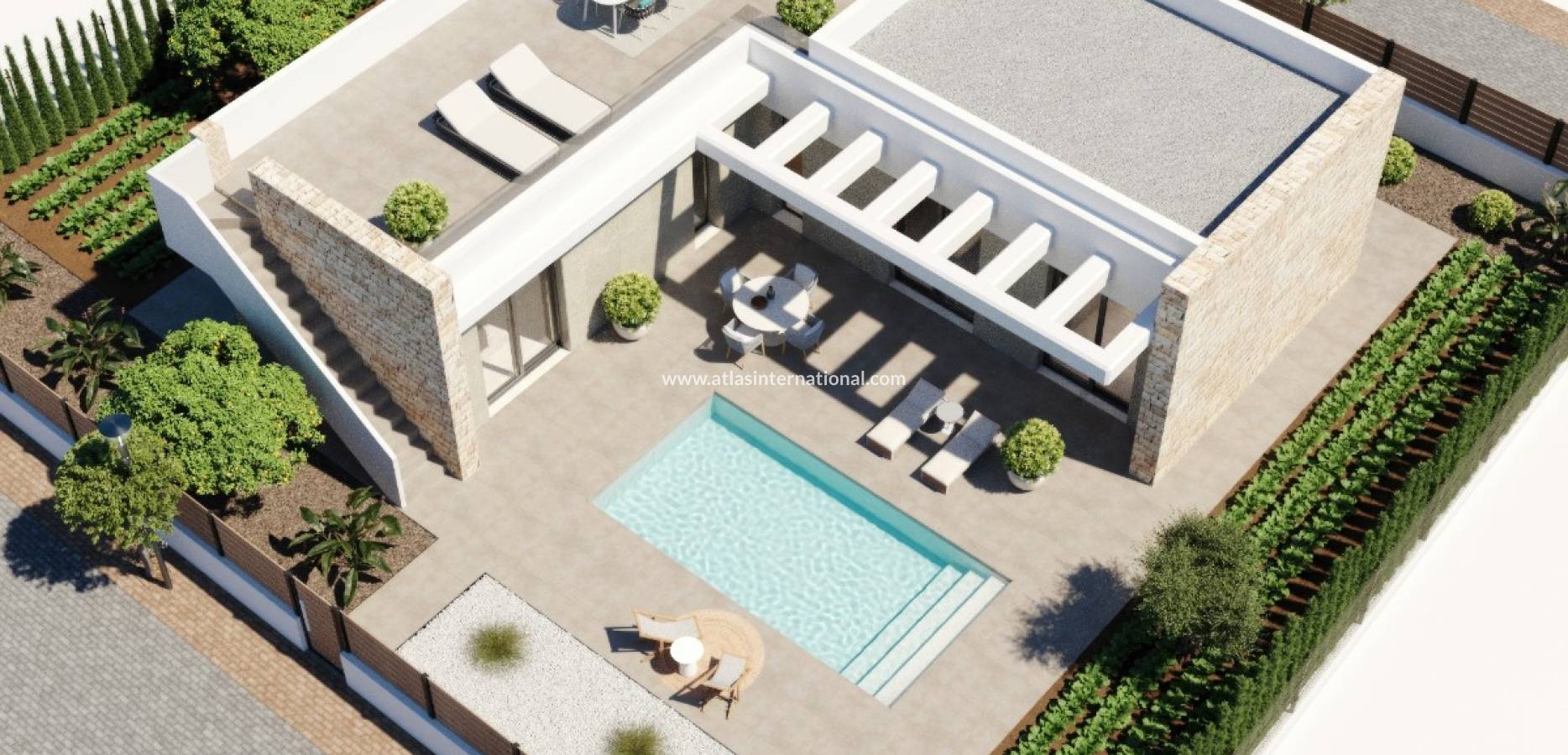 New Build - Frittliggende villa - Fuente Alamo