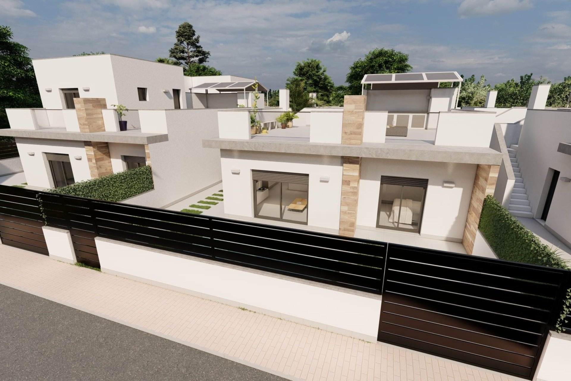 Új építés - Semi-detached house - Roldan - Costa Calida