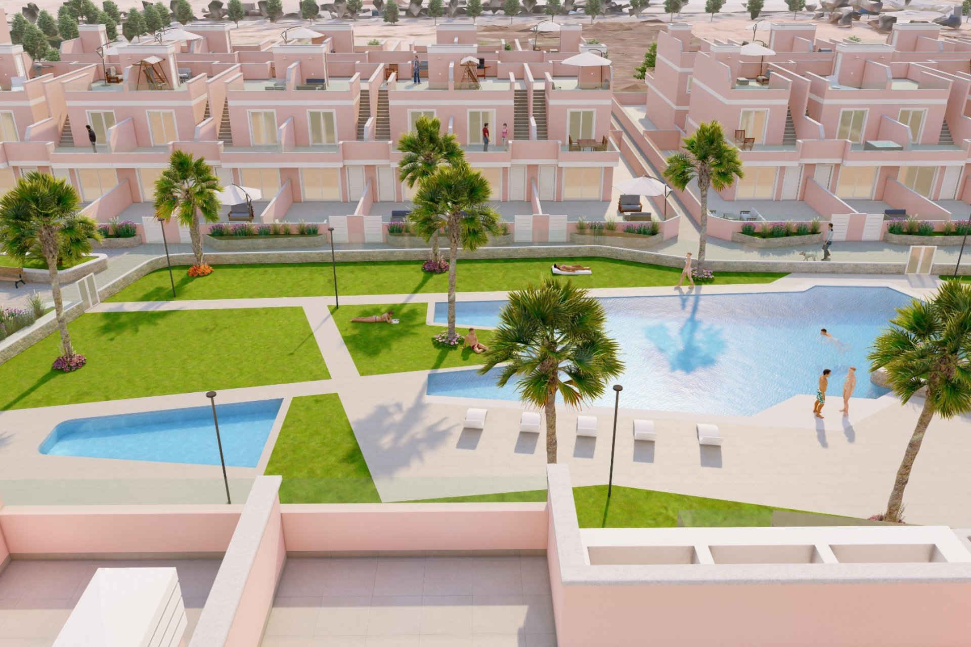 Новое здание - Таунхаус - Pilar de la Horadada - Costa Blanca South