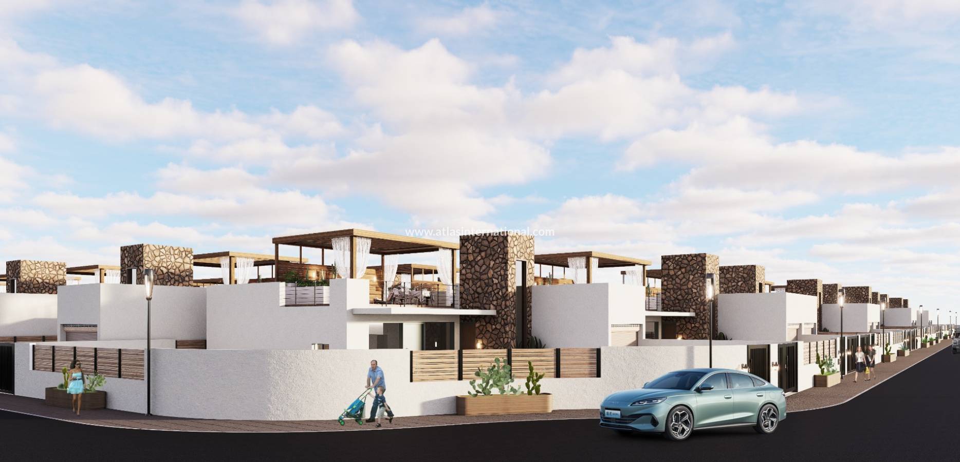 New Build - Semi-Detached Villa - Alhama